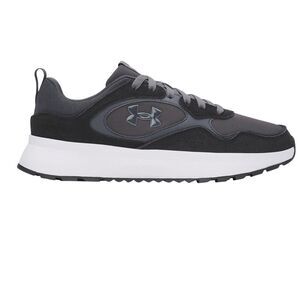 Under Armour Mens Suede Sneakers / Black/Gray